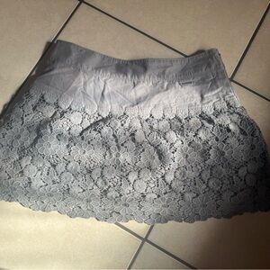 Abercrombie & Fitch Silver Skirt